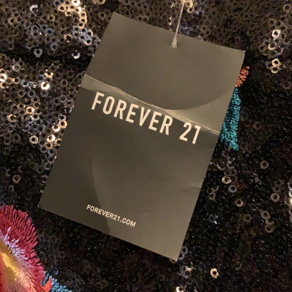 Forever 21 strap sequins and embroidery dress. NWT - Picture 2 of 4